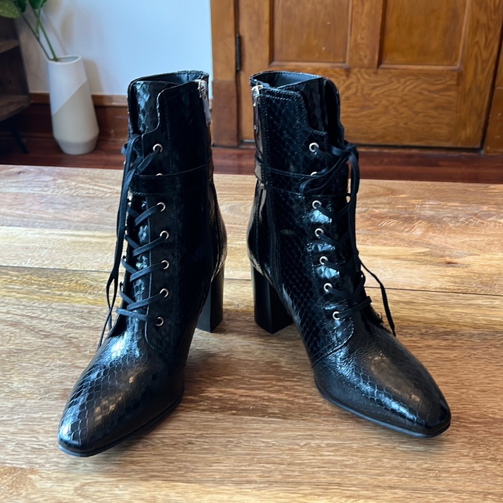 Aquatalia Black booties size 8.5